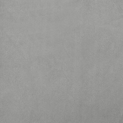 vidaXL Hundbädd ljusgrå 70x52x30 cm sammet