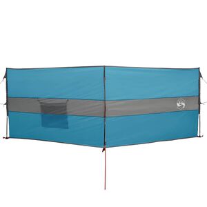 vidaXL Vindskydd för camping blå 344x120 cm vattentät