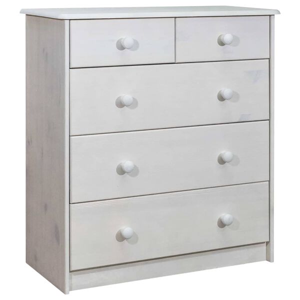 vidaXL Byr&aring; 75x35x80,5 cm massiv furu