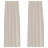 vidaXL Voile Gardin 2 st Sand 245 x 140 cm Polyester