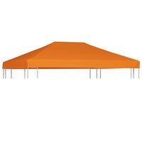 vidaXL Paviljongtak 310 g/m² 4x3 m orange