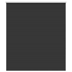 vidaXL Rullgardin m&ouml;rkl&auml;ggning svart 125x130 cm tyg bredd 121,6 cm