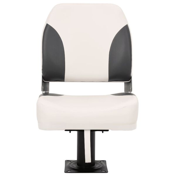 vidaXL B&aring;tstol 1 set f&auml;llbart l&aring;gt ryggst&ouml;d med f&auml;strem