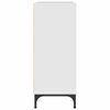 vidaXL Sideboard H&ouml;gblanka vita 79,5 x 33 x 82 cm Konstruerat tr&auml;