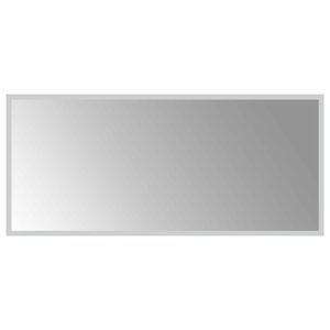 vidaXL LED Badrumsspegel med spegel Transparent 90 x 40 cm h&auml;rdat glas