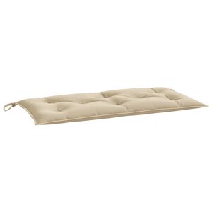 vidaXL B&auml;nkdyna f&ouml;r tr&auml;dg&aring;rden beige 100x50x7 cm oxfordtyg