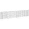 vidaXL Planteringsgabion galvaniserat j&auml;rn 470x50x100 cm