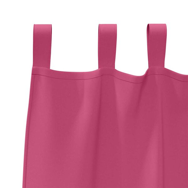 vidaXL M&ouml;rkl&auml;ggningsgardiner med Ringar 2 pcs Klart Pink 225 x 140 cm