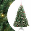 vidaXL Plast Hingad Julgran Gr&ouml;n 150 cm PVC och metall