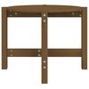 vidaXL Soffbord honungsbrun Ø 62,5x45 cm massiv furu