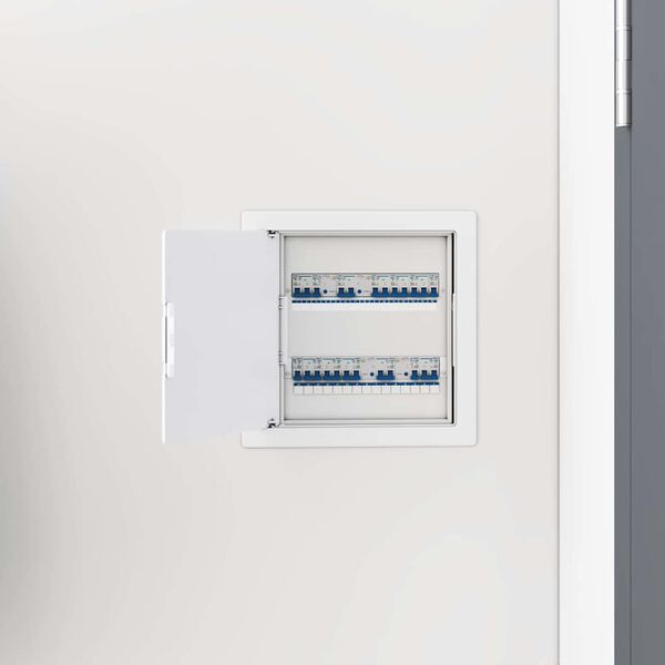 vidaXL &Aring;tkomstpaneler 2 pcs Vit 20 x 20 cm ABS Plast