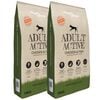 vidaXL Premium hundmat torr Adult Active Chicken & Fish (2 x 15 kg)