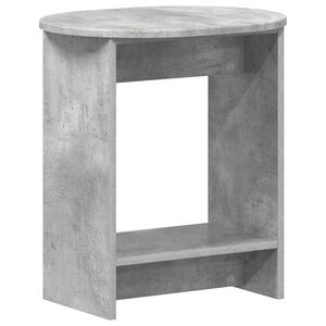 vidaXL Sidobord Betonggr&aring; 50 x 39,5 x 55 cm Konstruerat tr&auml;