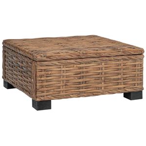 vidaXL Kaffeebord GENDT Naturlig Rottning Naturlig 67 x 60 x 30 cm