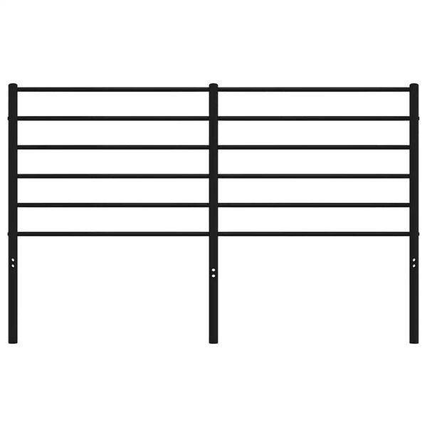 vidaXL Ers&auml;ttningsgavel metall svart 160 cm
