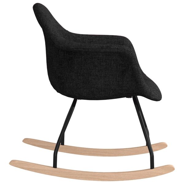 vidaXL Gungstol svart tyg