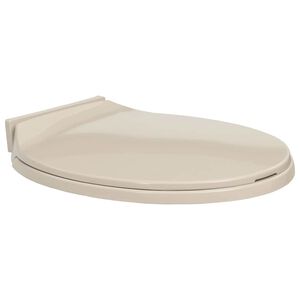 vidaXL Toalettsits mjuk st&auml;ngning aprikos oval