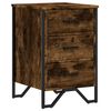 vidaXL S&auml;ngbord r&ouml;kf&auml;rgad ek 40x41x60 cm konstruerat tr&auml;