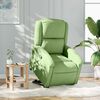 vidaXL Reclinerf&aring;t&ouml;lj med uppresningshj&auml;lp ljusgr&ouml;n sammet