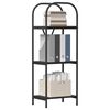 vidaXL Hyllsystem Svart Ek 40 x 30 x 109 cm Konstruerat tr&auml;