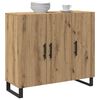 vidaXL Sideboard Artisan Ek 90 x 34 x 80 cm Konstruerat tr&auml;