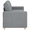 vidaXL Loveseat soffa ljusgr&aring; 180x77x82 cm tyg
