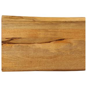 vidaXL Bordsskiva 50x40x2,5 cm levande kant massivt mangotr&auml;