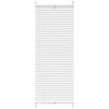 vidaXL Pliss&eacute;gardin 40x100 cm vit