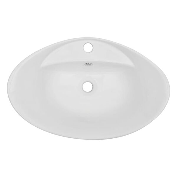 vidaXL Badrumsmöbler 2 delar keramik ek