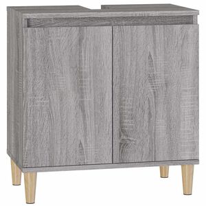 vidaXL Tv&auml;ttst&auml;llssk&aring;p gr&aring; sonoma 58x33x60 cm konstruerat tr&auml;