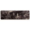 vidaXL Mattl&ouml;pare MARSA Svart 100 x 350 cm Polyester och PVC