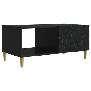 vidaXL Kaffeebord Svart 90 x 50 x 40 cm Konstruerat tr&auml;