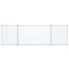 vidaXL Magnetisk whiteboard hopf&auml;llbar 200x60x1,7 cm aluminium