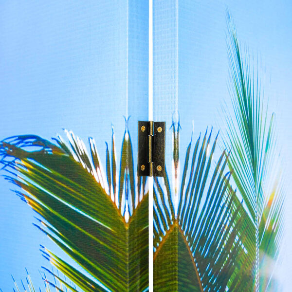 vidaXL Vikbar rumsavdelare 200x170 cm strand