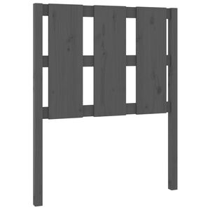 vidaXL S&auml;nggavel gr&aring; 80,5x4x100 cm massiv furu