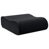 vidaXL Sittkudde Enf&auml;rgad Svart 40 x 40 x 13 cm PU skum