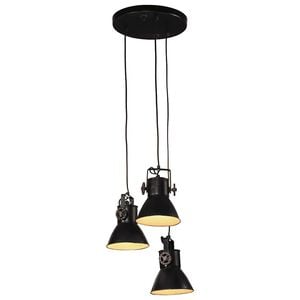 vidaXL H&auml;nglampa 25 W svart 30x30x100 cm E27