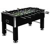 vidaXL Fotbollsbord st&aring;l 60 kg 140x74,5x87,5 cm svart