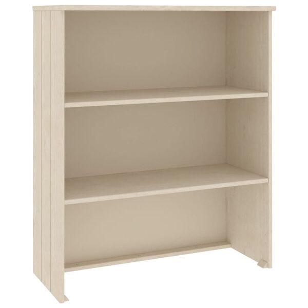 vidaXL Överdel till högskåp HAMAR honungsbrun 85x35x100 cm massiv furu