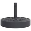 vidaXL Parasollfot för Ø38 / 48 mm stolpar 25 kg rund