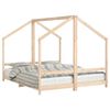 vidaXL S&auml;ngram f&ouml;r barns&auml;ng 2x(80x200) cm massiv furu