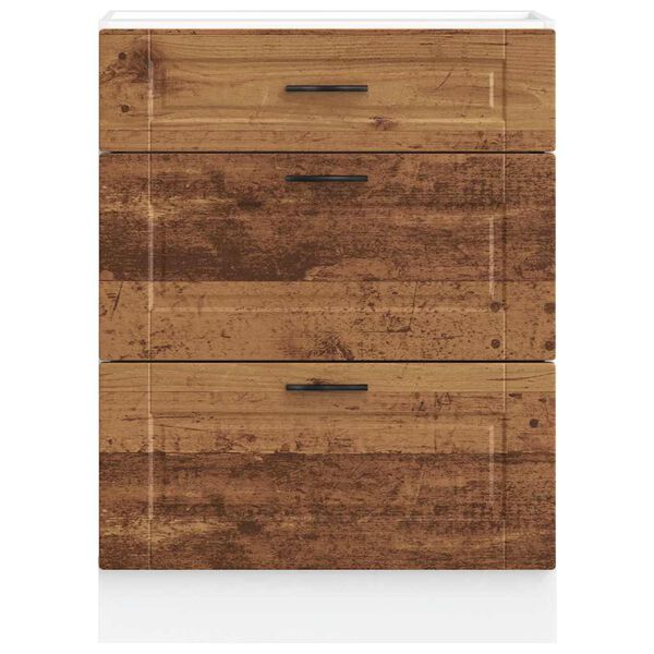 vidaXL Bassk&aring;p f&ouml;r k&ouml;k Porto &aring;ldrat tr&auml; konstruerat tr&auml;