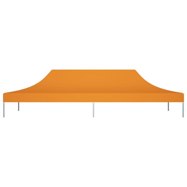 vidaXL Tak till partytält 6x3 m orange 270 g/m²