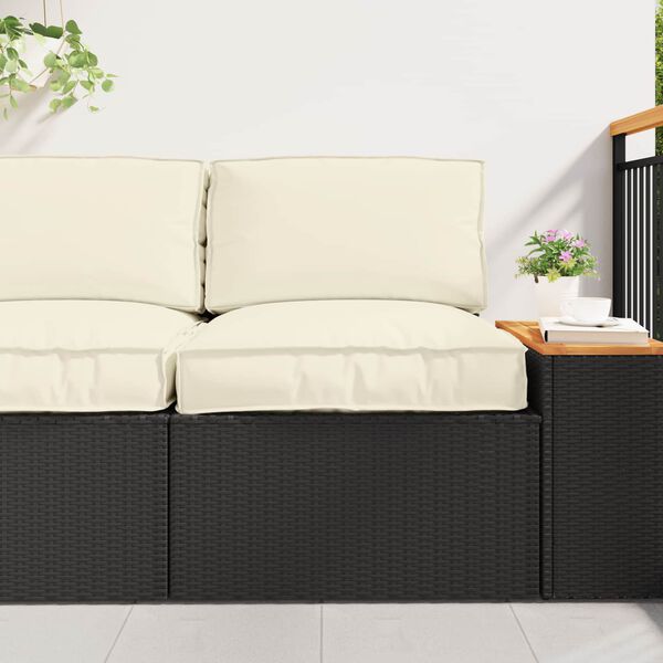 vidaXL Pallkuddset 2 pcs Kr&auml;m 70 x 70 x 12 cm Oxford tyg