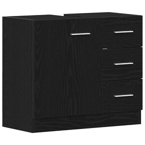 vidaXL Diskb&auml;nkssk&aring;p svart ek 63x30x54 cm konstruerat tr&auml;