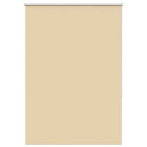 vidaXL Rullgardin m&ouml;rkl&auml;ggningsbar beige 115x150 cm tyg bredd 110,7 cm