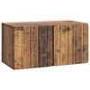 vidaXL V&auml;ggmonterad TV-b&auml;nk 59,5 x 31 x 30 cm Gammalt tr&auml;