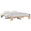 vidaXL S&auml;ngram Naturf&auml;rg 200 x 200 cm Massiv furu