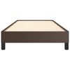 vidaXL Sängram brun 80x200 cm konstläder