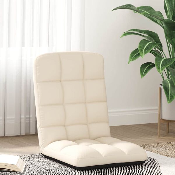 vidaXL Hopf&auml;llbar golvstol i linne 71x51x62 cm